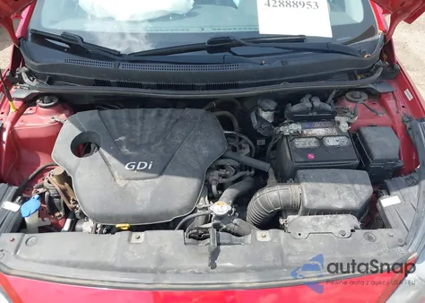 2013 Hyundai Accent Se from USA, damaged, VIN KMHCU5AE2DU078105